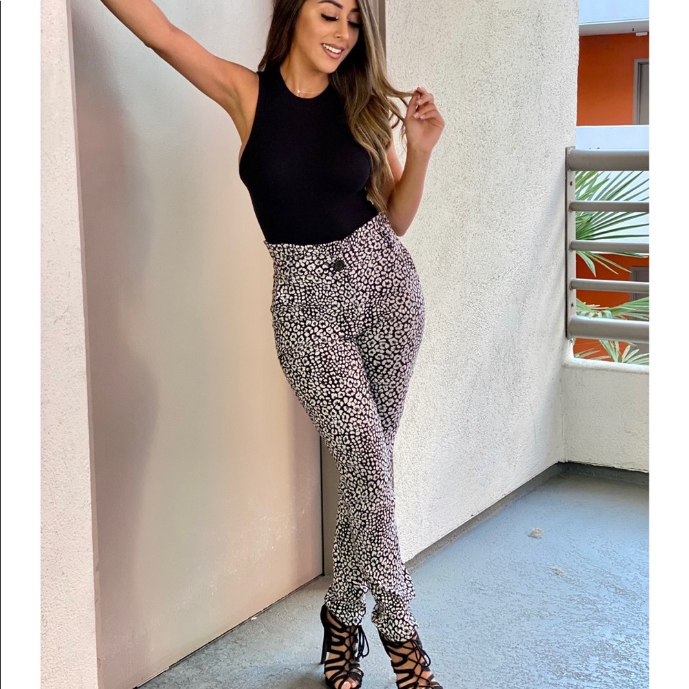 High waisted pants
